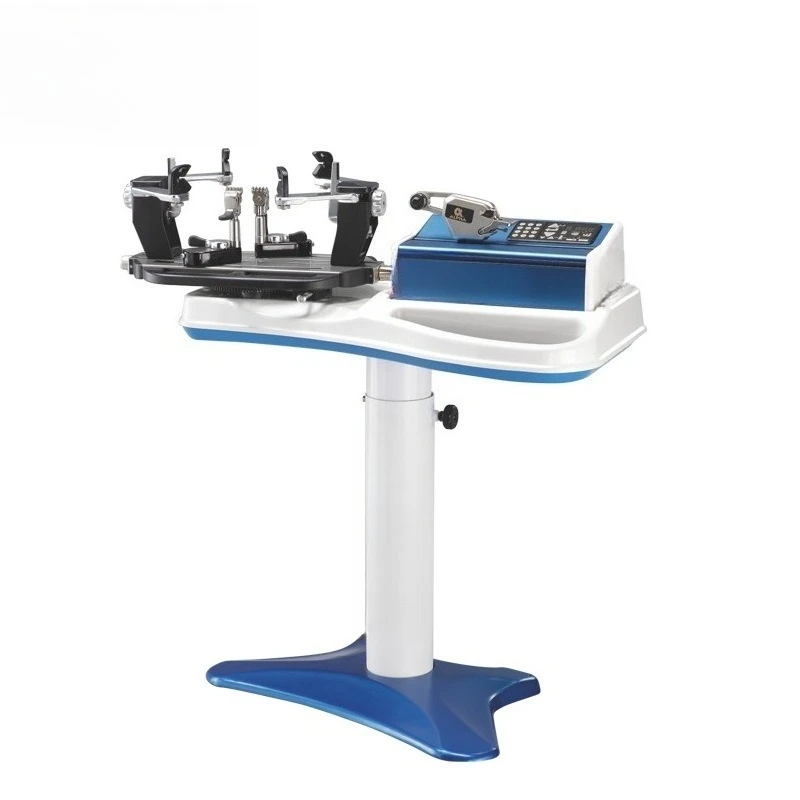 Threading synchronous rack racket, computer threading machine, racket wire pulling machine