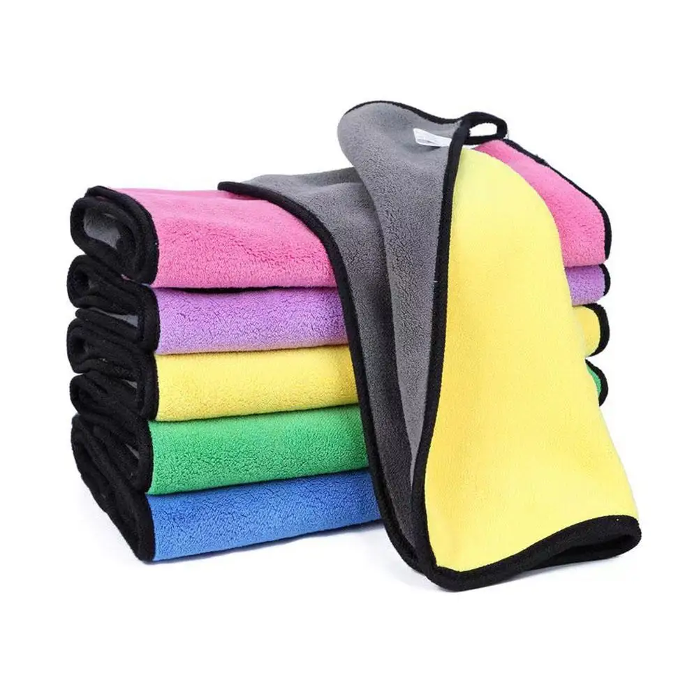 Microfiber Cleaning Towel Car Cleaning Cloths Professional Detailing Car Drying Microfiber Towel Wash Towel Accessories 1/3/5Pcs