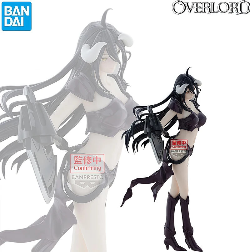 متوفر في المخزون إصدار BANDAI NAMCO BANPRESTO OVERLORD BIKINI ARMOR. ألعاب تمثال تجميع الشكل البلاستيكية الأصلية من Albedo جديدة وغير مفتوحة ﻿