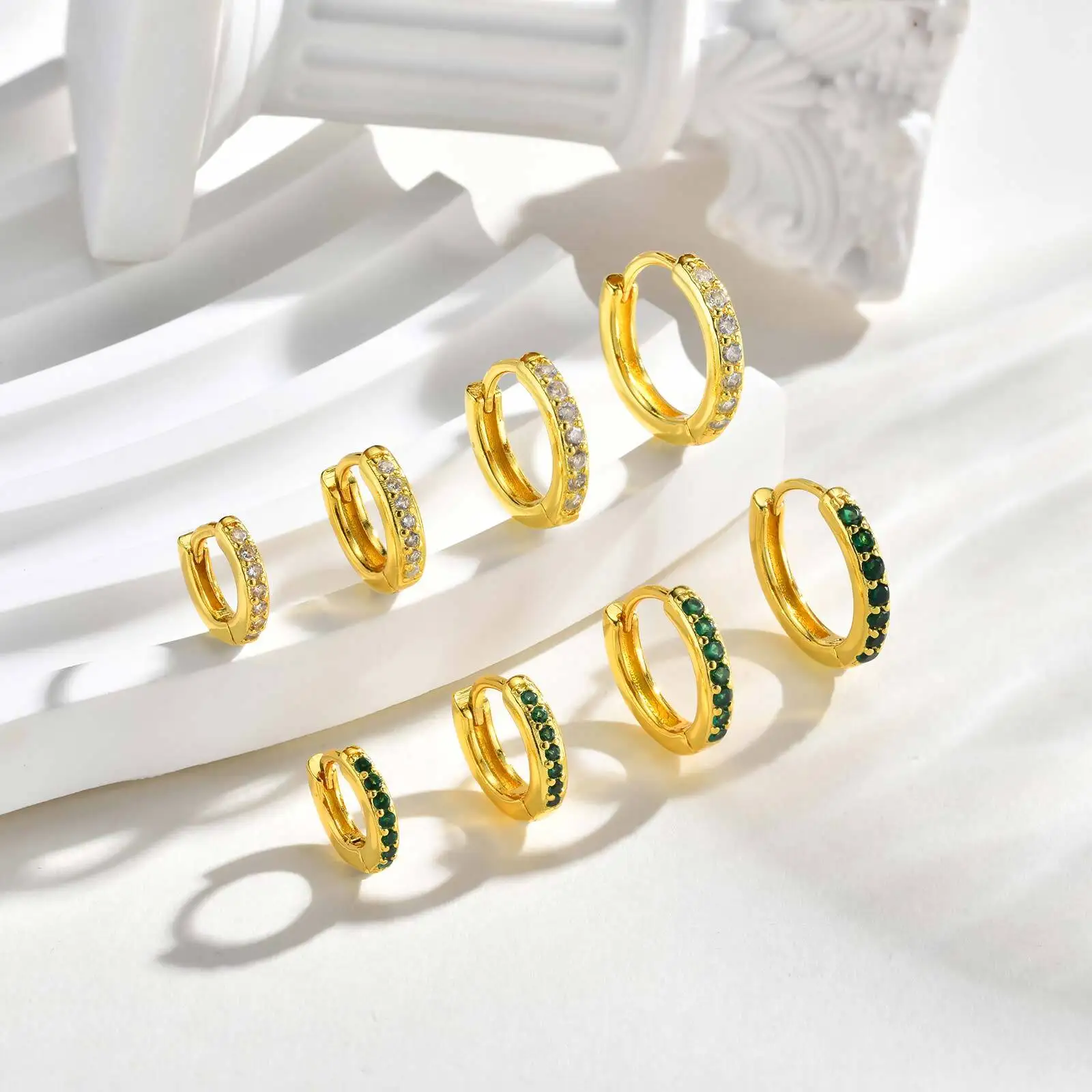 أقراط حلقية ملتوية للنساء ، مطلية بالذهب عيار 18 قيراط ، مجوهرات مكتنزة ، عناق ملفوف سميك ، أقراط دائرية ، لا تسبب الحساسية