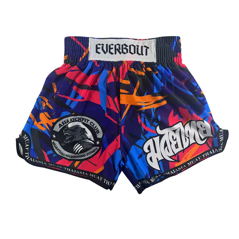 Combat Sports Shorts Quick-Dry Muay Thai Boxing Children's FightingMMAProfessional Sanda Training Customization for People