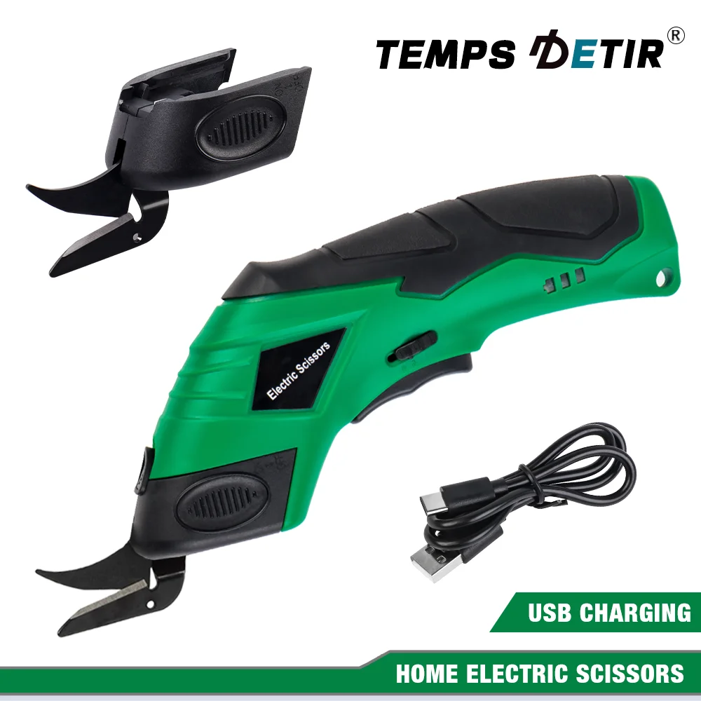 

4V Electric Scissors,Professional Cordless Sewing Scissors, USB Charging,Tufting Scissors, Cutting Tools, Manganese Steel Blades