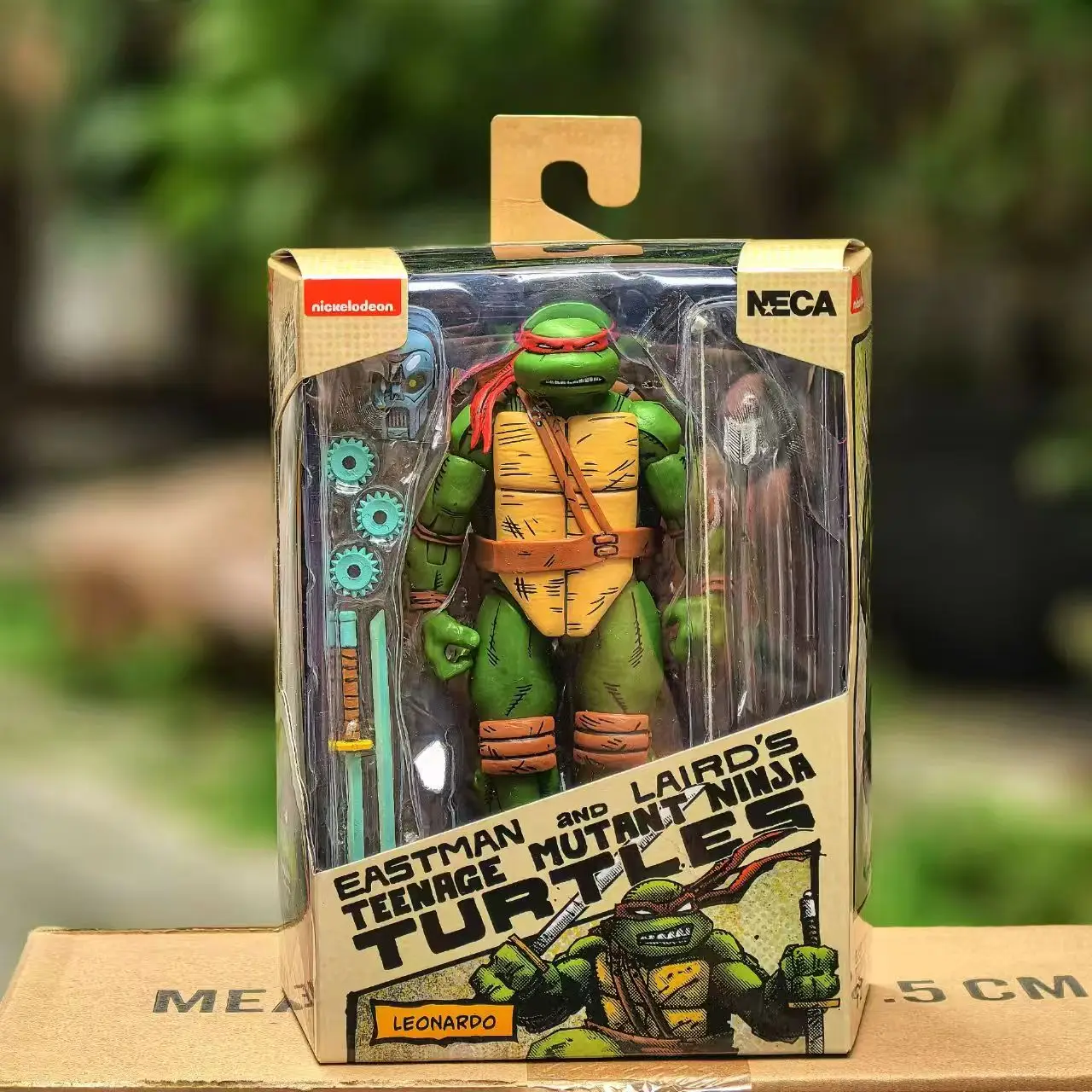 

New NECA Turtles Figures Pizza Club Leonardo Leads Tmnt Turtles First Ninja Anime Action Figure Model Doll Gifts Toys In Stock