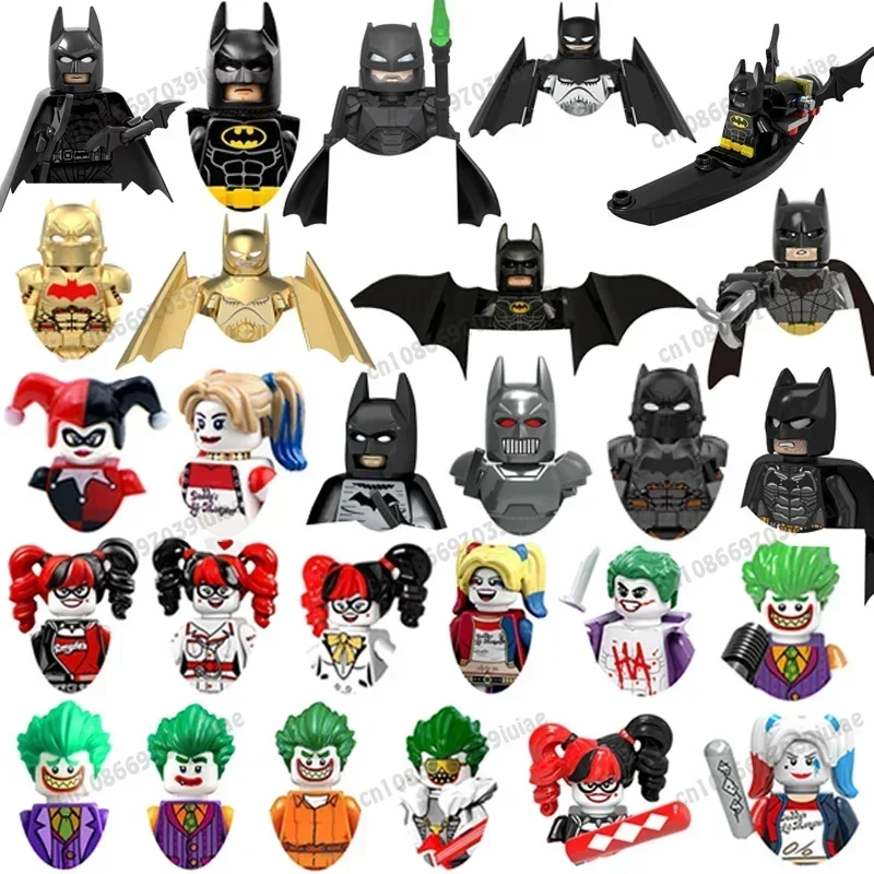 

Super Hero Clown Poison Ivy Batman Harley Quinn Catwoman Robin Bricks Cartoon Character building block Birthday Present