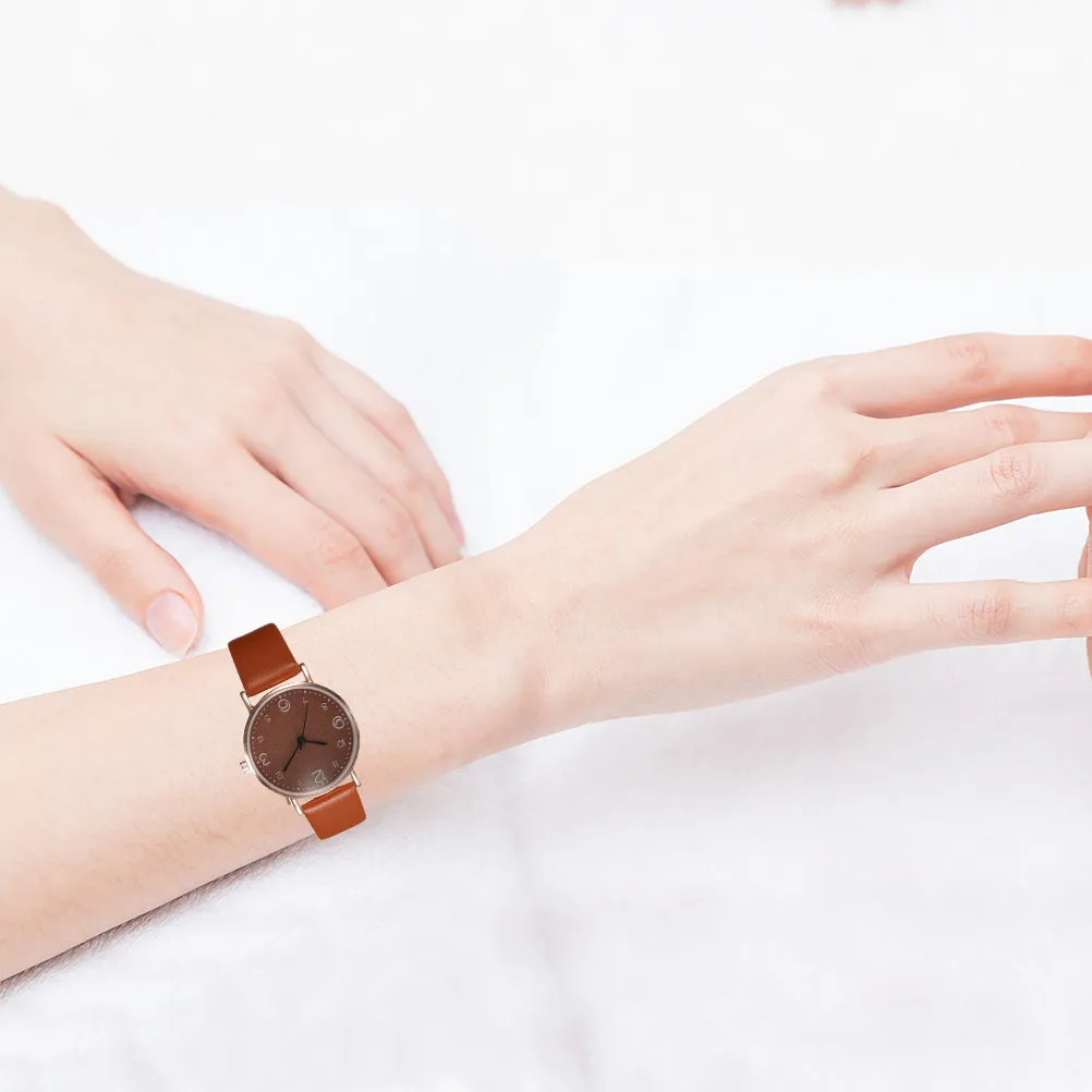 

Women Quartz Wrist Watch Strap Casual Fashionable Watch Comfortable Adjustable Fine Workmanship for Daily Use