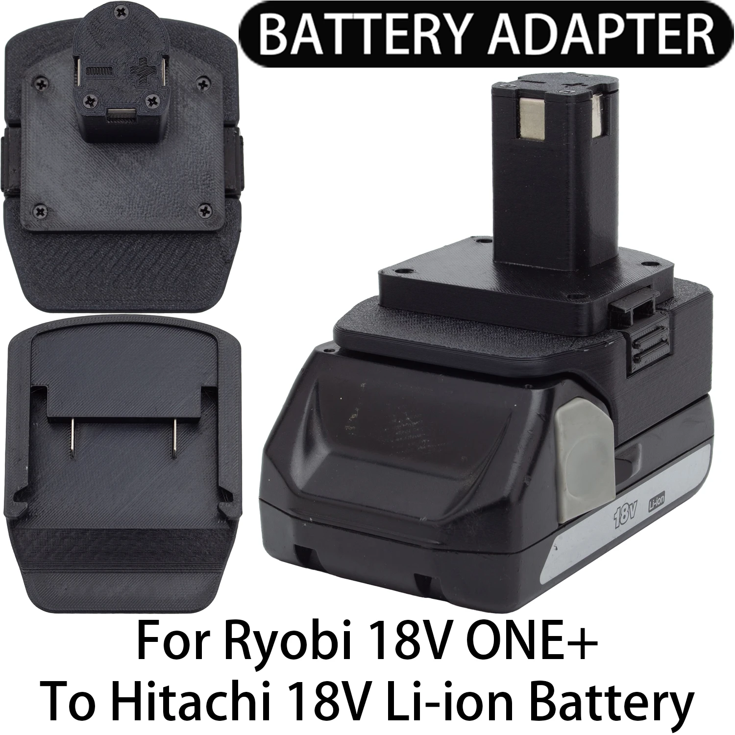 Battery Adapter Converter For Ryobi 18V ONE+ LI-ion Tools To Hitachi 18V Li-ion Battery Adapter Power Tool Accessories