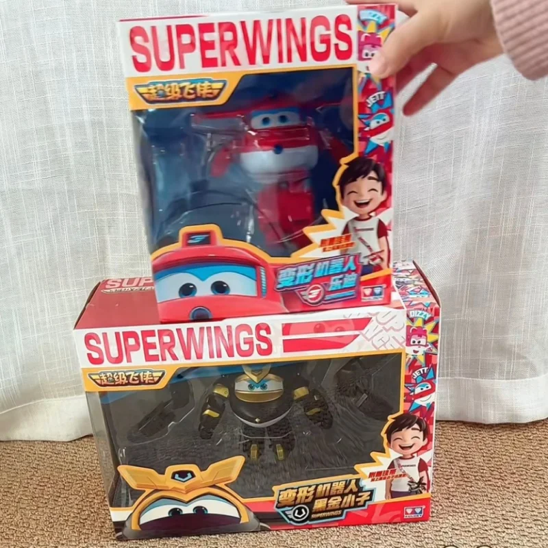 新入荷 スーパーウィングス アニメ フィギュア ハンガー販売 大変身ロボット デスクトップモデル おもちゃ 男の子への誕生日プレゼントに最適