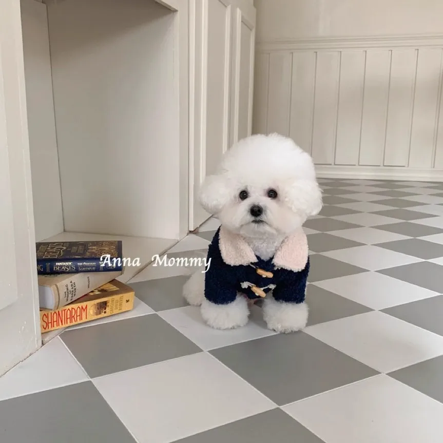 Abrigo invierno cálido para perro: chaleco polar acolchado Caniche - imagen 2