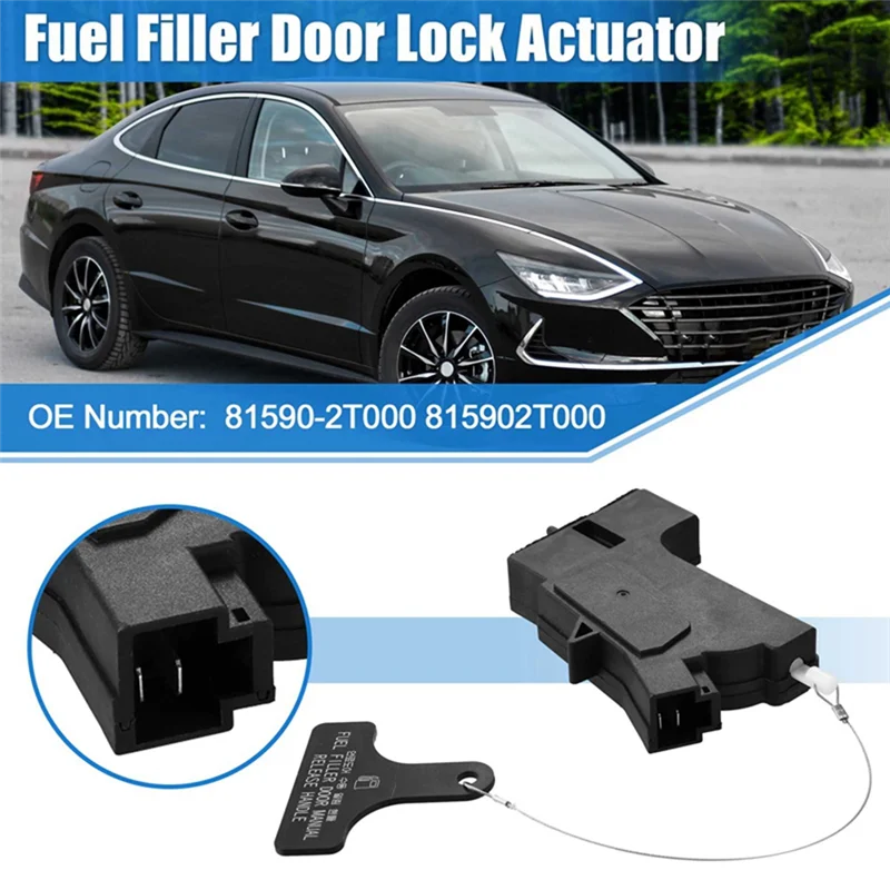 

Fuel Gas Filler Door Release Handle Opener Actuator For Hyundai Sonata Parts Fuel Filler Cap Opener Assembly 81590-2T000