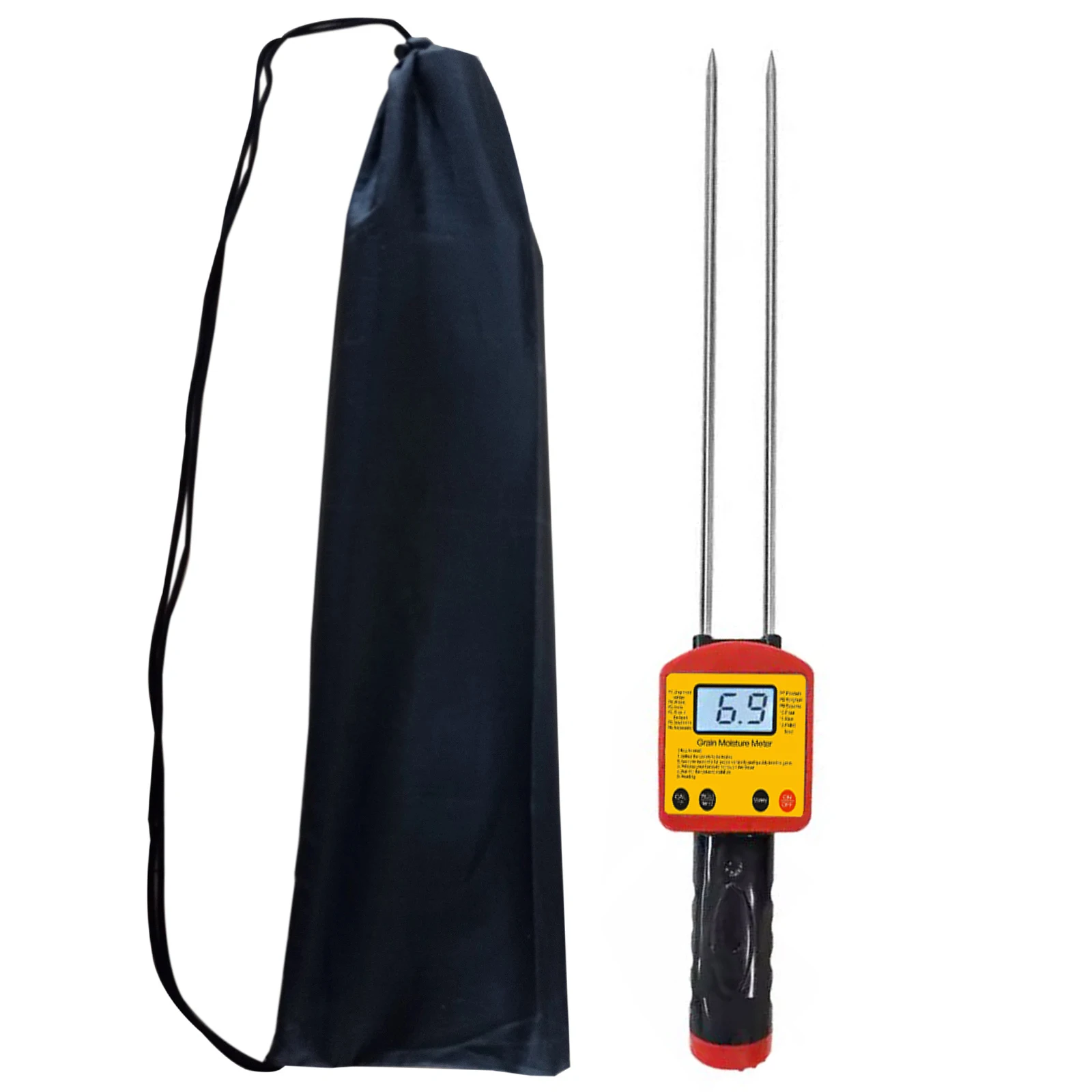 Digital Smart Grain Moisture Meter Tester for 12 Grains Moisture Testing Wheat Corn Beans Rice Soybean Sorghum Peanut Sesame