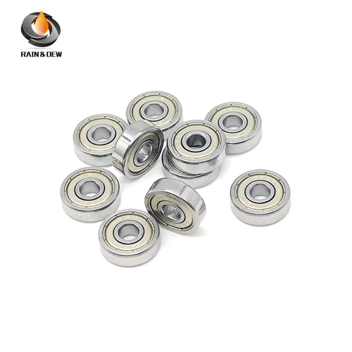 Imagen 2 del producto 10 Uds rodamientos 2mm 3mm 4mm 5mm 6mm 7mm 8mm 9mm 10mm diámetro 3x7x3 5x16x5 5x19x6 6x13x5 7x14x5 8x16x5 10x15x4mm rodamiento en miniatura