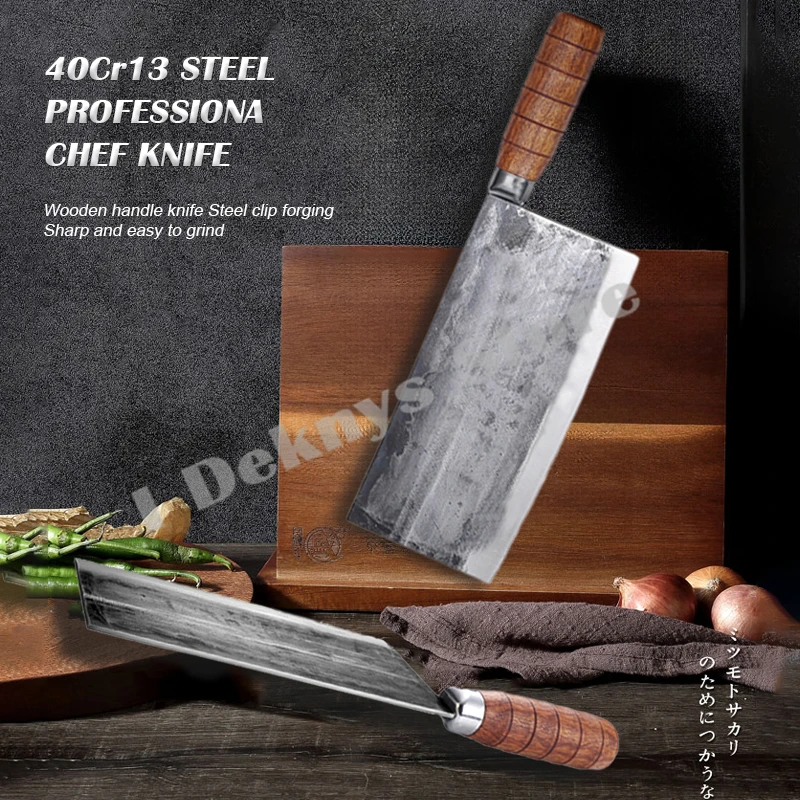 

40cr13 Steel Boning Knives Kitchen Cleaver Knives Professional Chef Knife Meat Fish Slicing Chop Boning Forged Butcher Knife