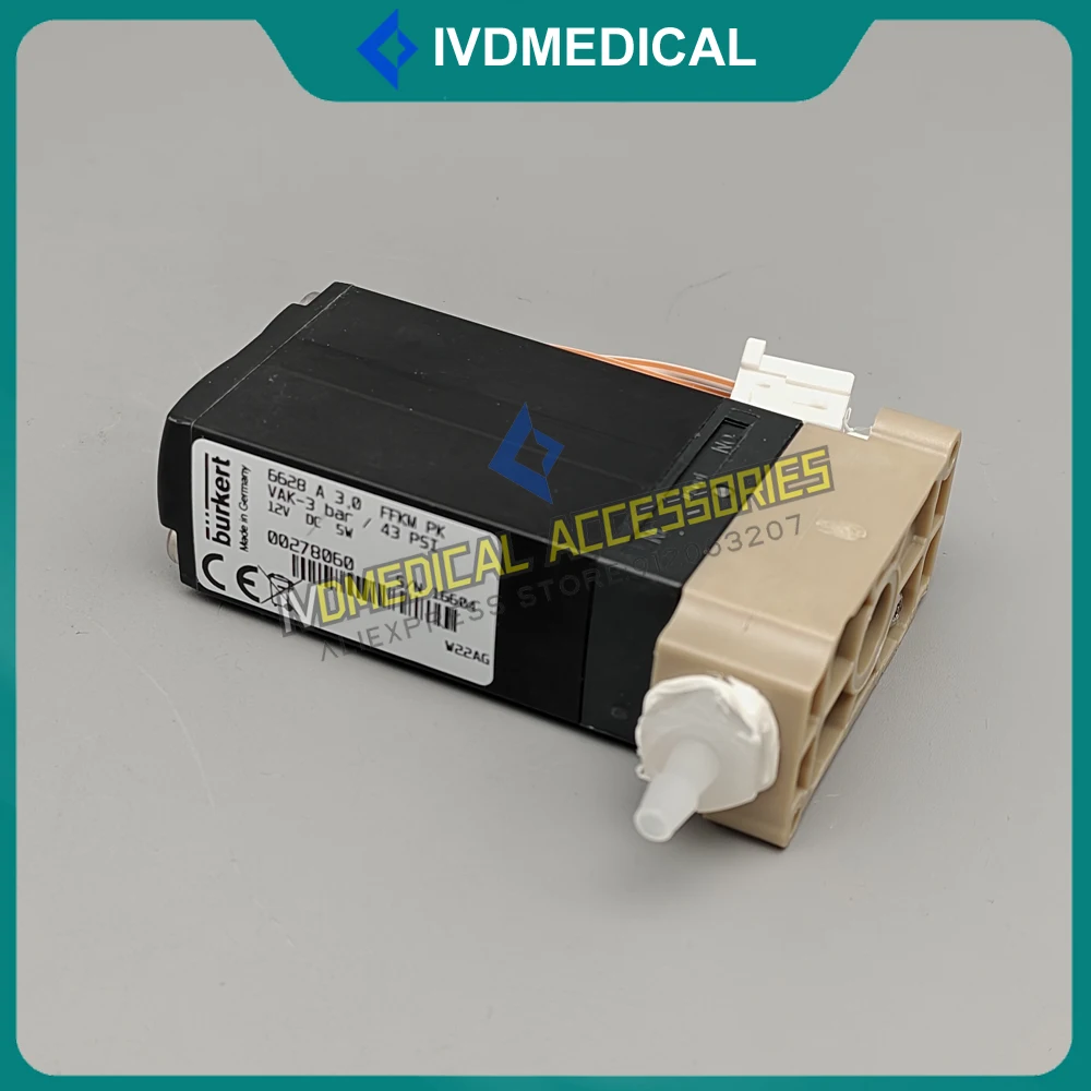 

Новый двухходовой электромагнитный клапан Burkert 6628A 3.0 12V для Mindray BC-5180CRP, 5310CRP, 5390CRP, 6000, 6600, 6700