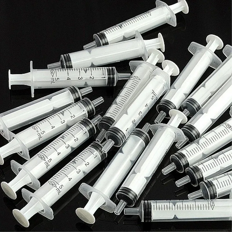 Plastic Bulk Needle-Free 5ml/10ml Disposable Syringes Syringes Without Needle Syringe Glue Pet Feeding Needle Kitchen Tools