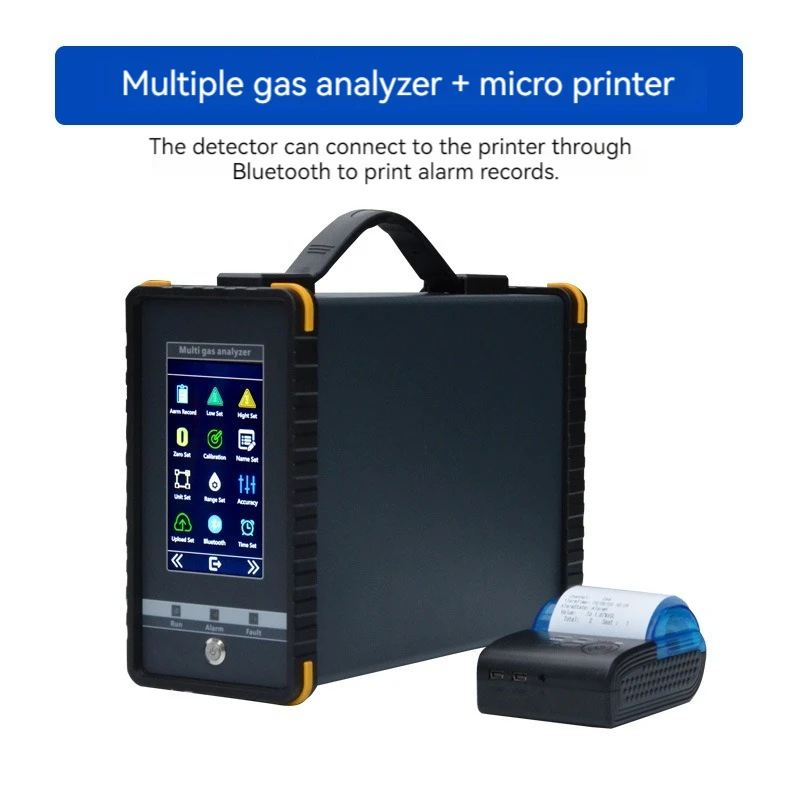 industry 16 in 1 multi gas analyzer internal Longlife O2 H2S CO CO2 Detector 16 Gas Flue Gas Analyzer