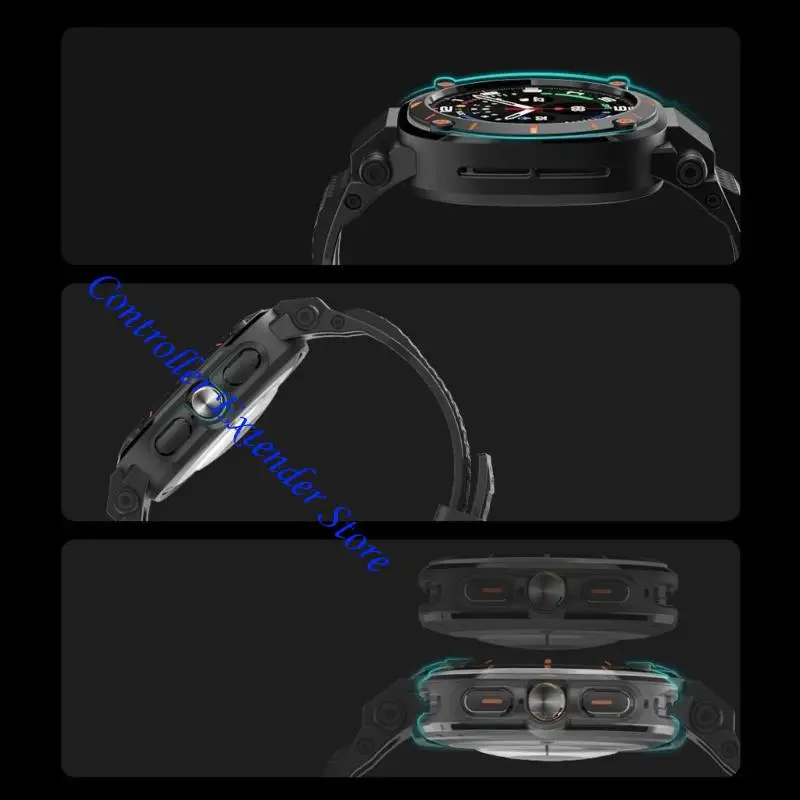 N84B Watch Band Case Shell لمشاهدة أحزمة استبدال 47 ملم وتغطية حزام معصم سريع الإفراج