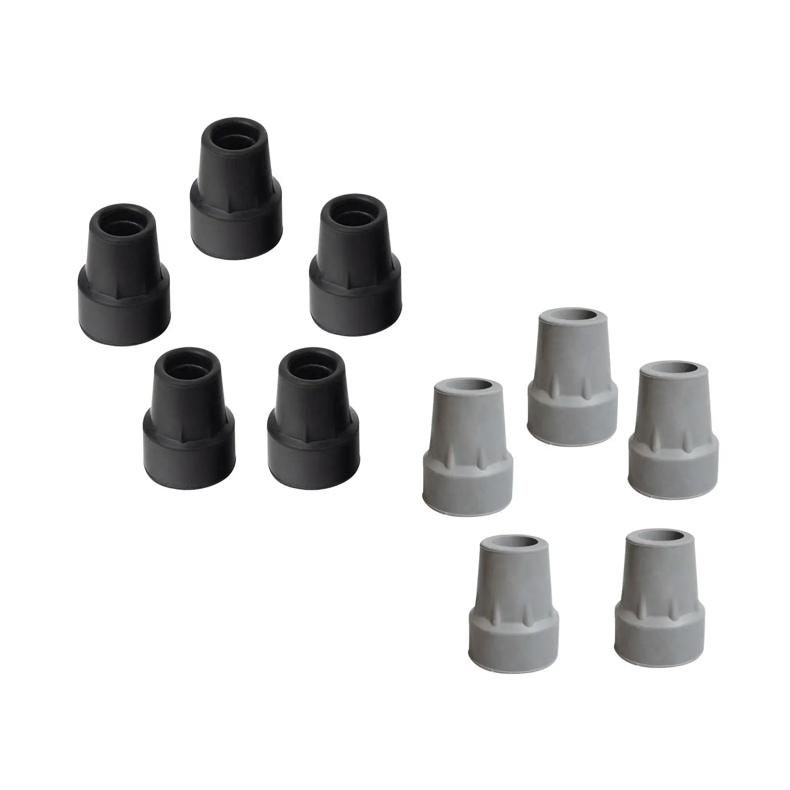 

5x Crutch Tips Wide Non Slip Heavy Duty Accessories Thickened Reinforced