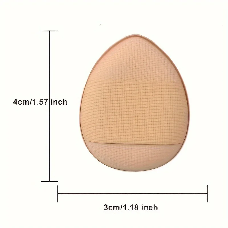 50pcs Mini Finger Sponge Powder Puff Pink Mini Size Finger Puff Set Foundation Cream Concealer Applicator