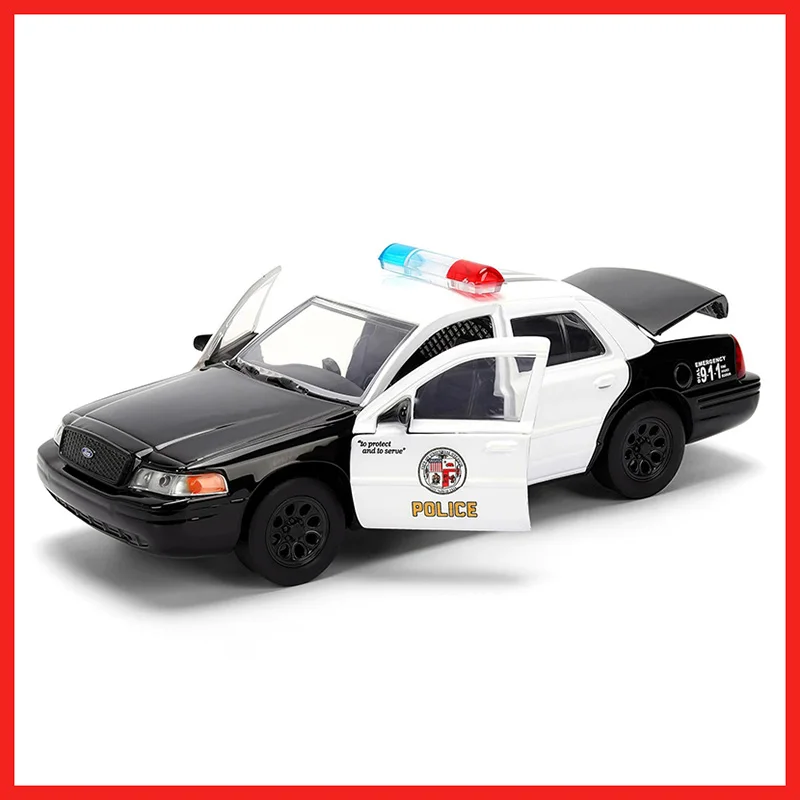 

Модель автомобиля JADA Diecast Alloy 1/32 Crown Victoria, статическая коллекционная модель, декоративный сувенир, подарок для хобби и игрушек