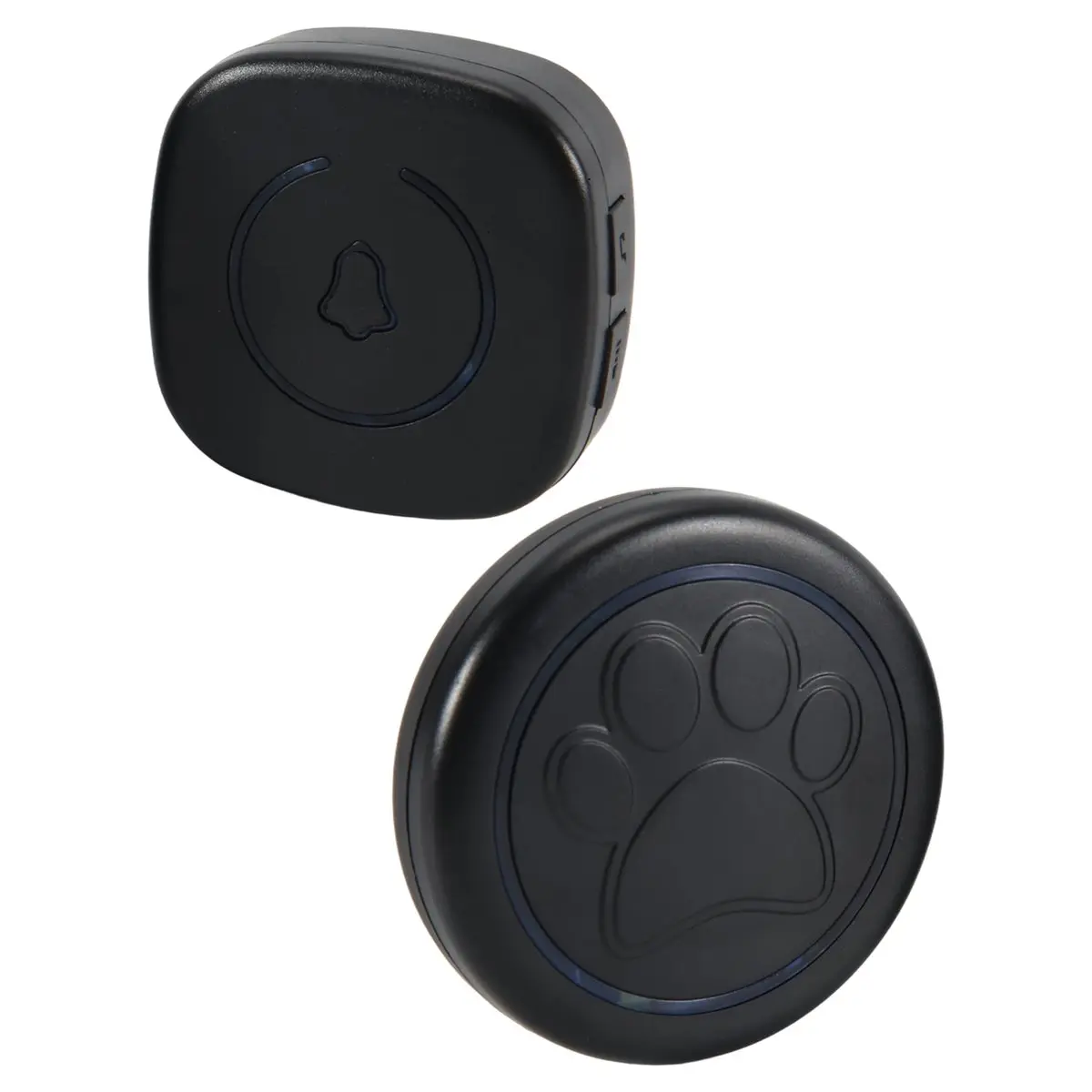 A77K Wireless Doorbell for Cats & Dogs 300M Range 60 Songs High Volume Waterproof Smart Home Training Bell US Plug Black
