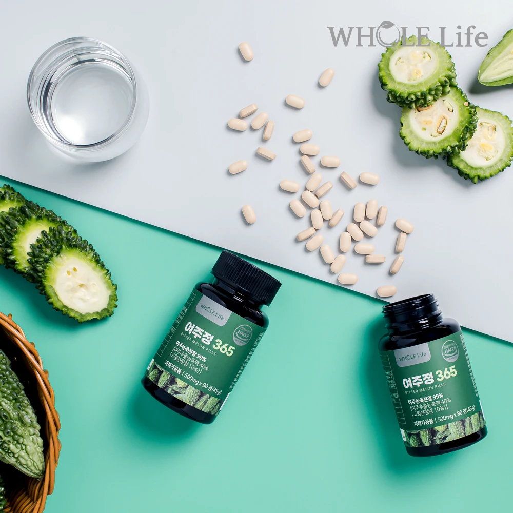 قرص بطيخ عضوي كوري ، حياة كاملة ، 90 × 3 زجاجات ، إجمالي 9 أشهر ، 3 #3