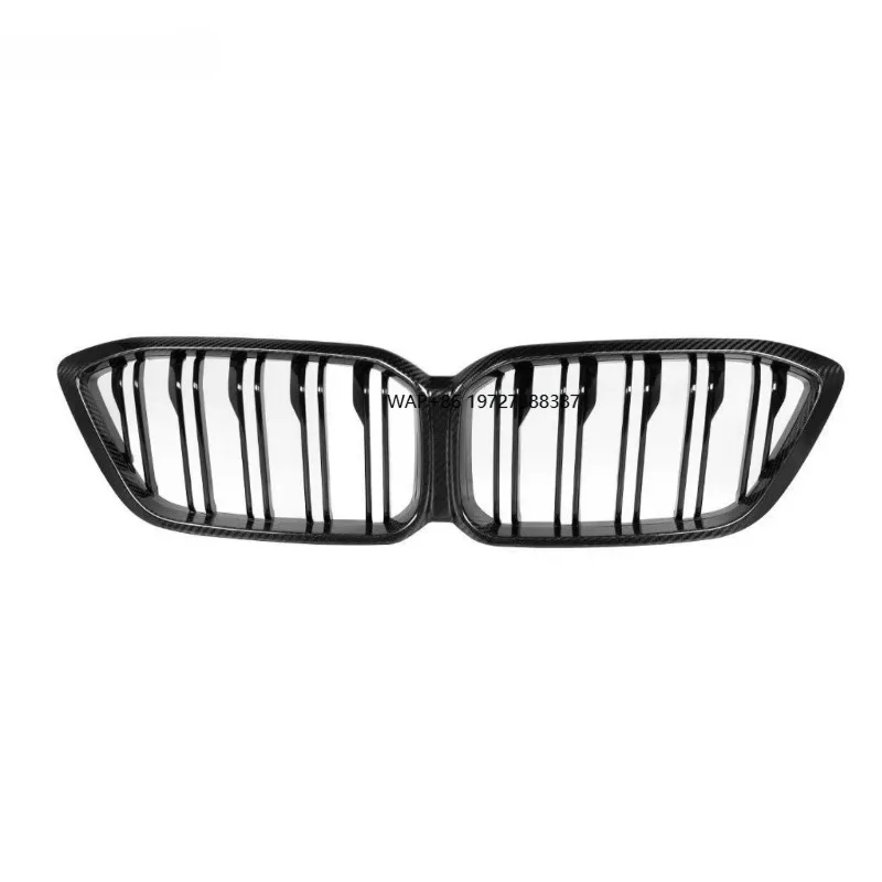 

High Quality 2019-2022 Car Grille Suitable for 2 Series F87 Dry Carbon Fiber Double Line Style Grille
