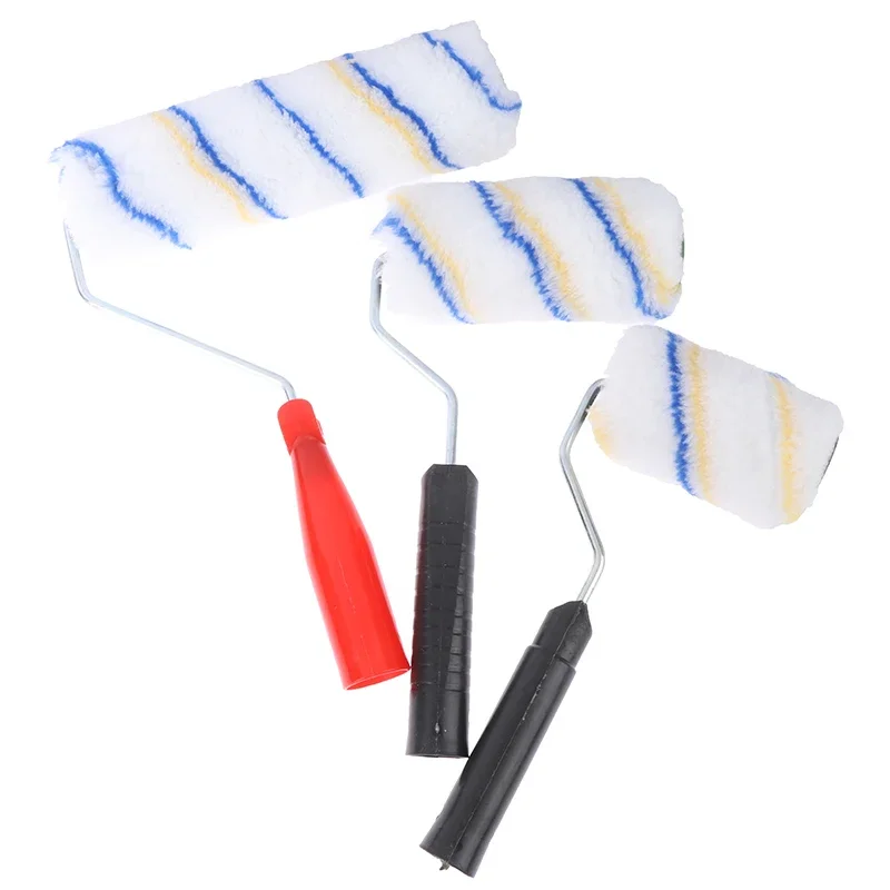 4 /6/9 Roller Brush Paint Roller Short Long Handle Brush Room Wall Painting