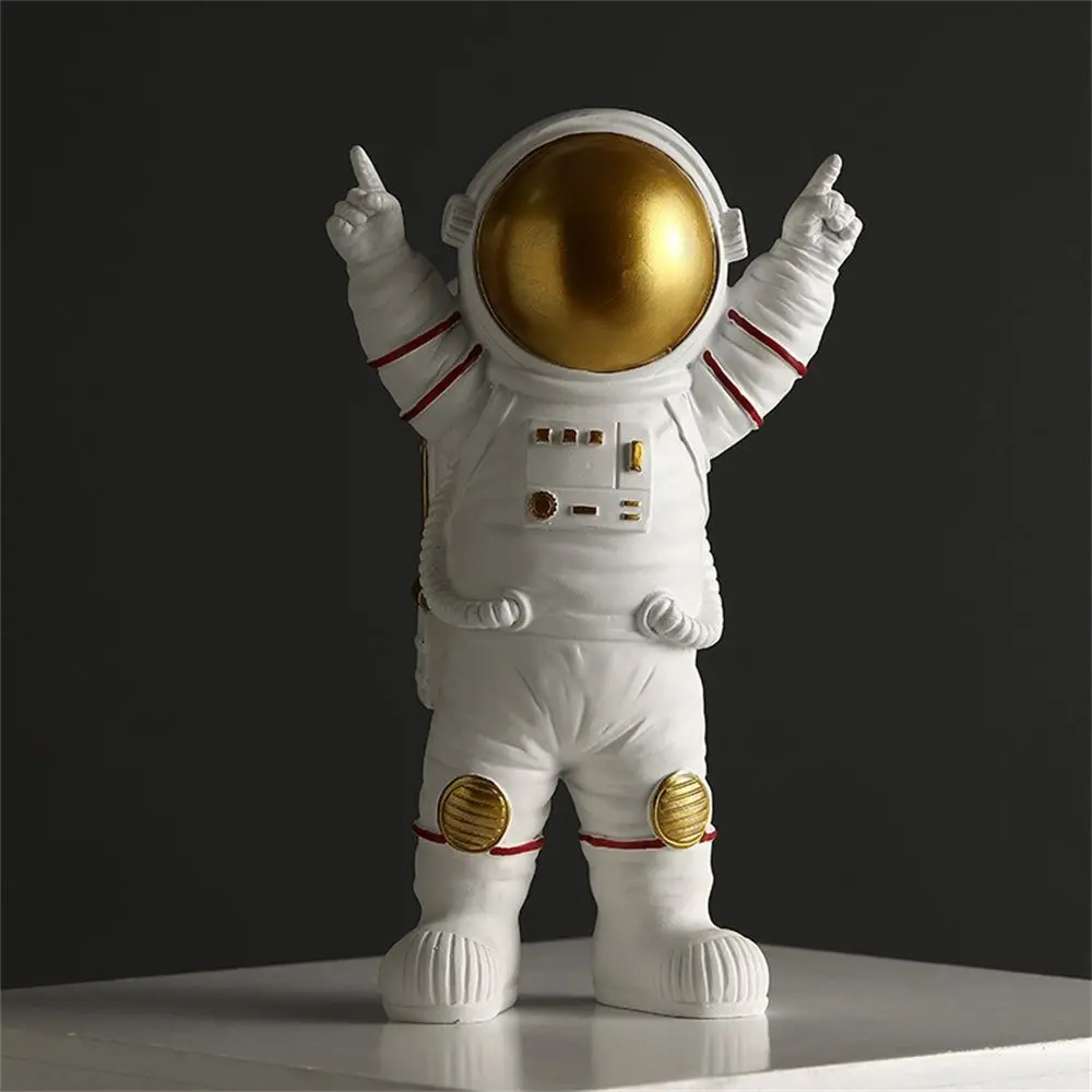 Furnishing Articles Astronaut Model Spaceman Moon Sculpture Decorative Cosmonaut Statues Miniatures Gift Astronaut Figurines