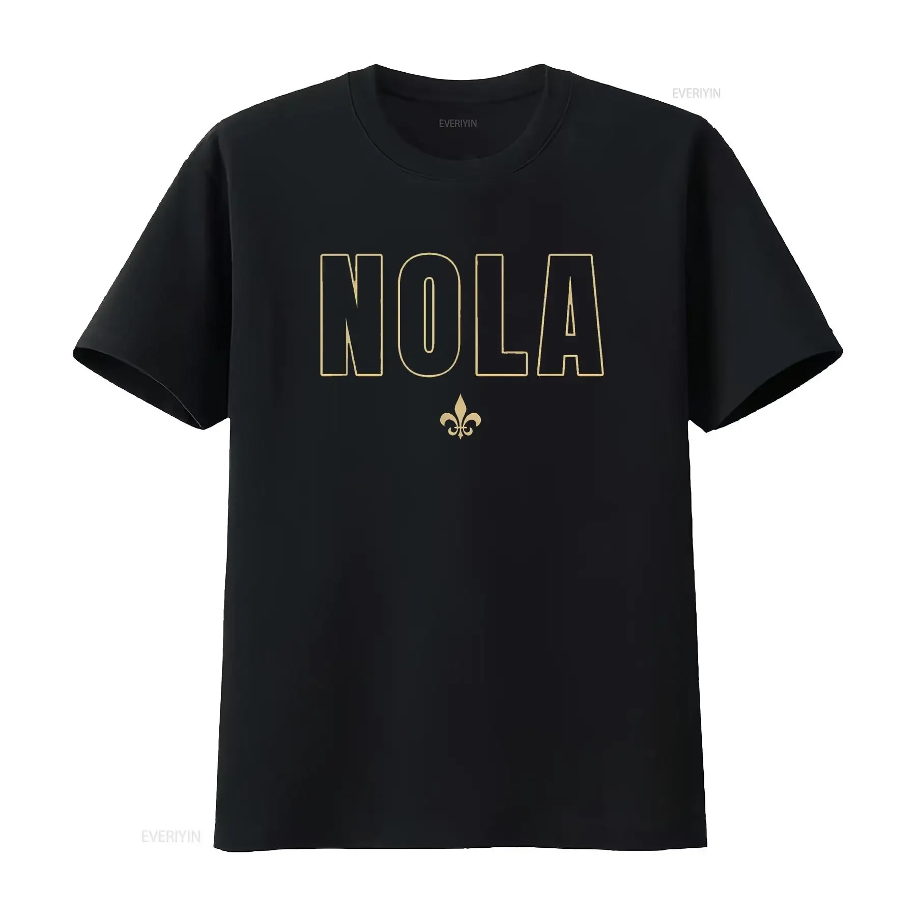 NOLA New Orleans Louisiana Everyone Loves T Shirt vintage Washed Top For Everyday Wear streetwear Comfortable Stylish