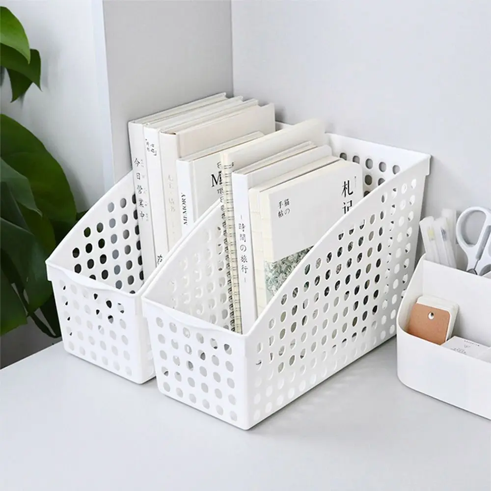Sundries Storage Box A4 File Storage Box Paper Organizer Desktop Organizer File Organizer Box White Minimalism Document Holder