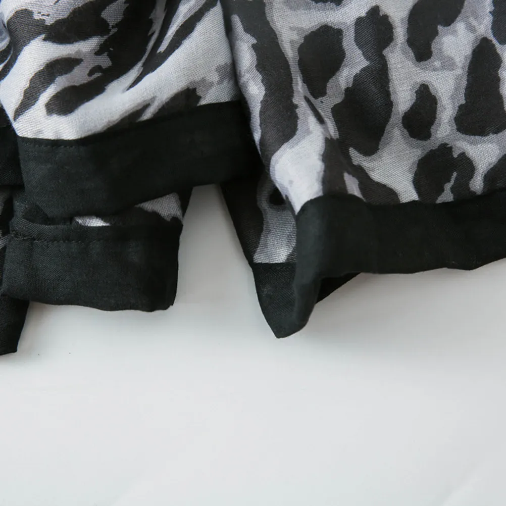 

Leopard Scarf Women Fashion Shawl Soft All Seasons Party Beach Travel Air Conditioning Gift Women Scarf Leopard Design Winter