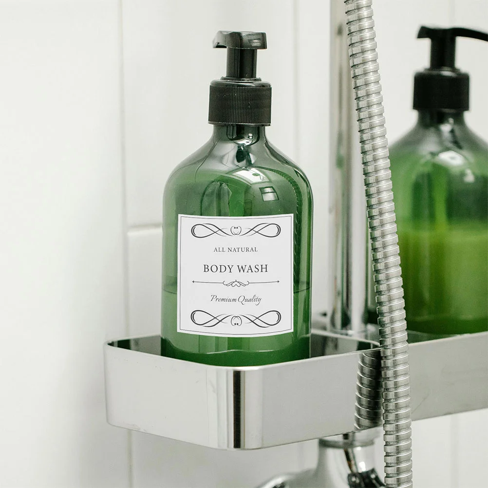 

12Pcs Waterproof Bathroom Labels Self-Adhesive Soap Dispenser Stickers Hand Soap Lotion Shower Bottles