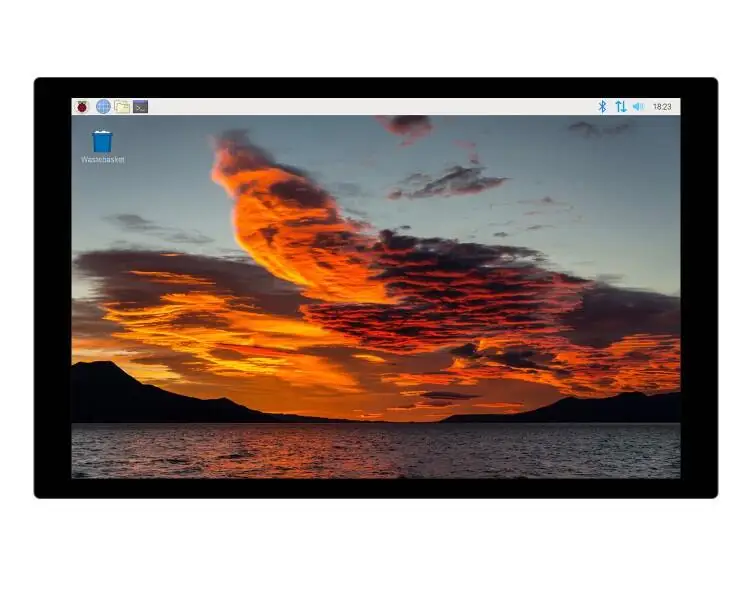 Waveshare-tela Sensível ao Toque Capacitiva Ligação Óptica Painel de Vidro Temperado Ips Interface Hdmi 8dp-caplcd 8in 1280 × 800