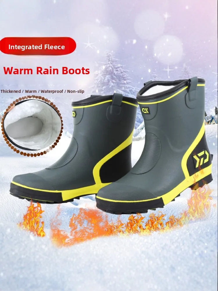 bottes-de-pluie-en-caoutchouc-doublees-de-polaire-epaisse-bottes-de-peche-mi-mollet-chaudes-impermeables-et-antiderapantes-pour-hommes-bottines-resistantes-au-froid