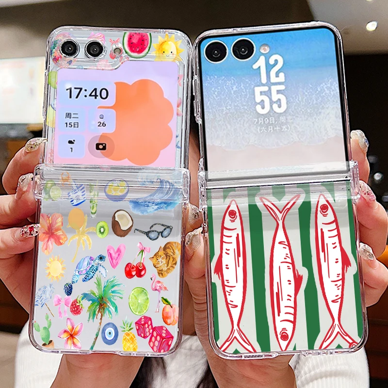 Sardines Crab Pattern Phone Ca - đánh giá và giá Phone Cases Z Fold 4