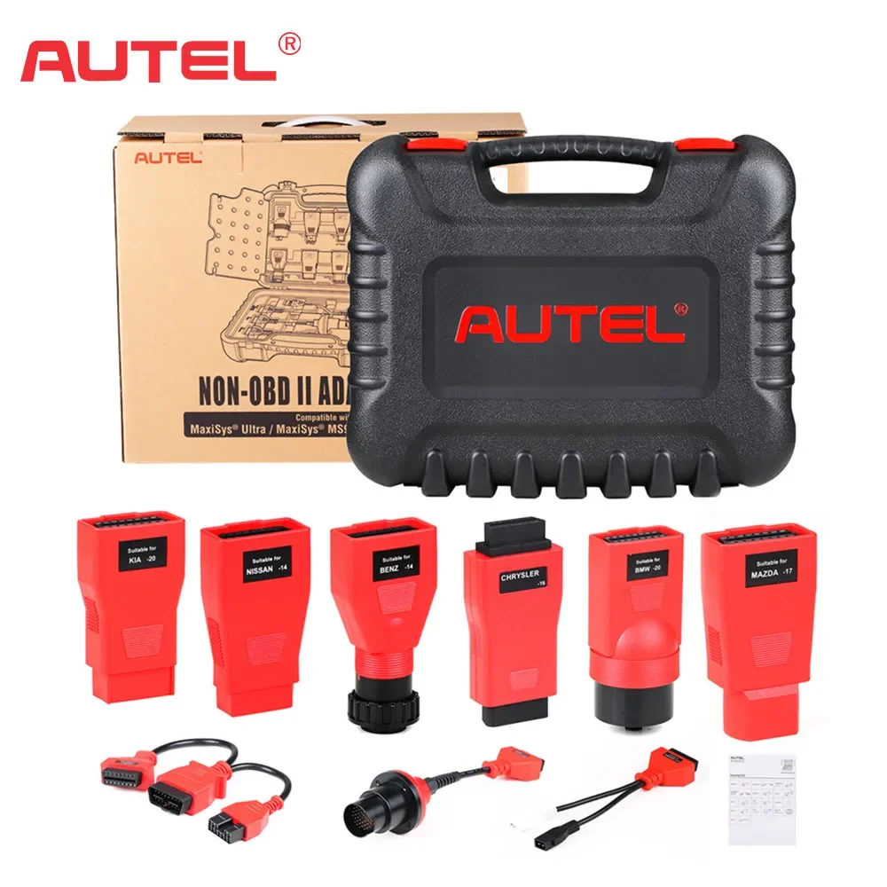 

Autel MaxiSys MSOBD2KIT Non-OBDII Adapters Kit Compatible Ultra MS919 MS909 MK908 Elite II MP808 MK808 OE-Compliant Connectors