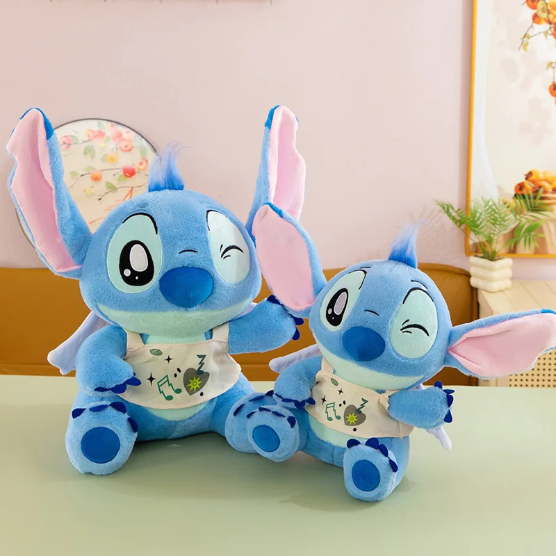 

35/60cm Disney Lilo and Stitch Plush Toy Angel Cartoon Anime Stuffed Kawaii Wing Stich Doll Pillow Plushie Children Xmas Gifts