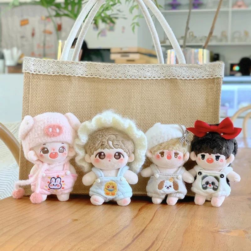 

10cm Cotton Doll Baby Clothes Cute Elastic Suspenders Series No Attribute Universal Doll Dressing For Kawaii Suit By Hand