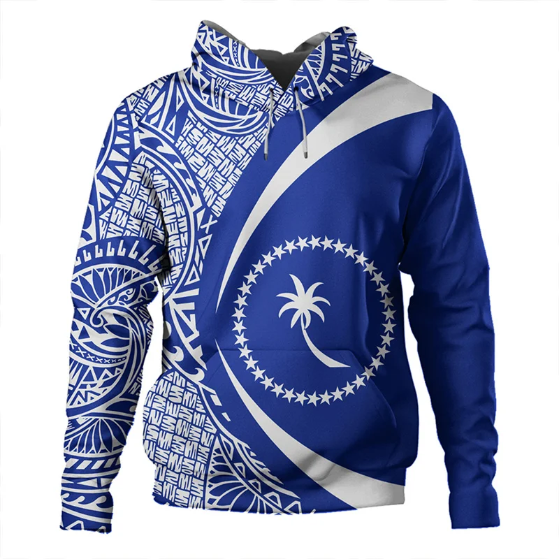 3D Chuuk State Coat Of Arms Polynesian Tattoo Lapu Lapu Sun Tribal Printing Hoodies For Men Kids Fashion Hooded Hoody Pullover