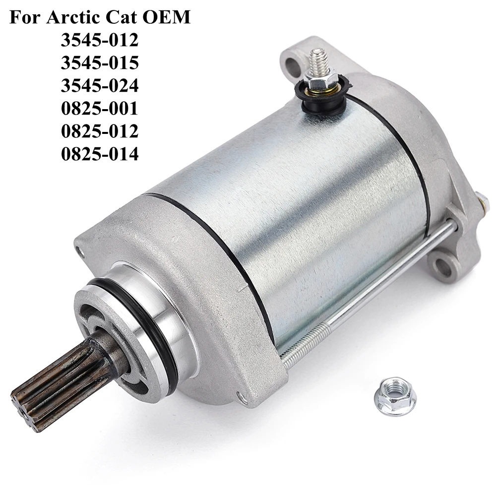 Starter Motor For Suzuki Arctic Cat ATV 500 400 650 TBX TRV QuadMaster Vinson Prowler 3545-012 3545-015 3545-024 0825-001