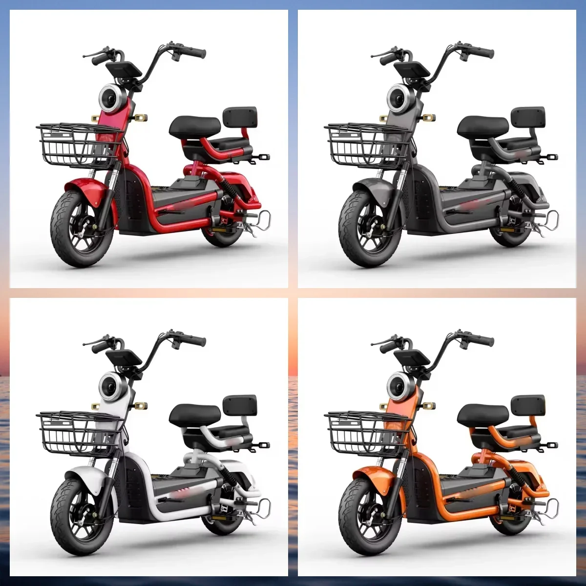 China factory wholesale for 600W 48v adult city electric for 60v20ah leisure bicycle scooter for14-inch electric bicycle.