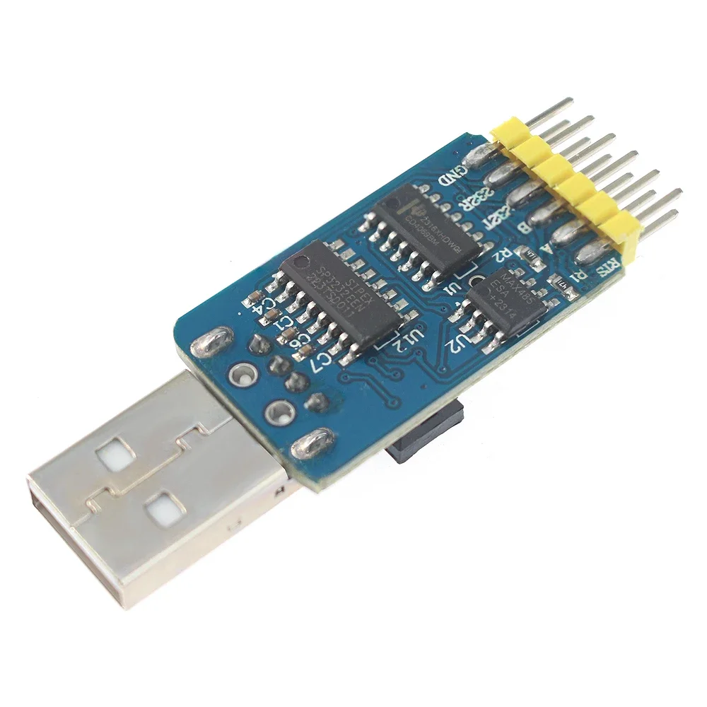 6 in 1 USB 직렬 어댑터 CP2102 USB-TTL/RS232/RS485 변환기 Arduino/STM32용 3.3V/5V 레벨 시프터