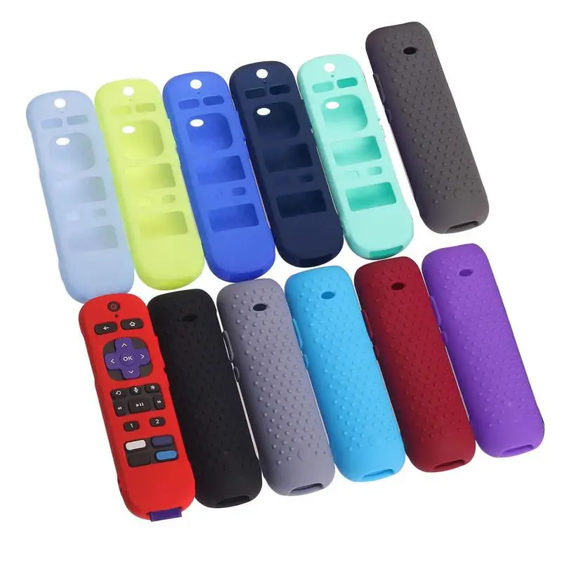 Silicone Remote Control Protective Case Cover forRoku Voice Remote Pro RokuUltra 2022 4K RokuStreaming Stick Cover