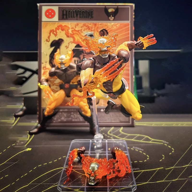 

CT Factory Wolverine Shfiguarts Comic Brown X-Men Hellverine Action Figure ML Legends Figuras Movable Model Peripheral Toys Gift