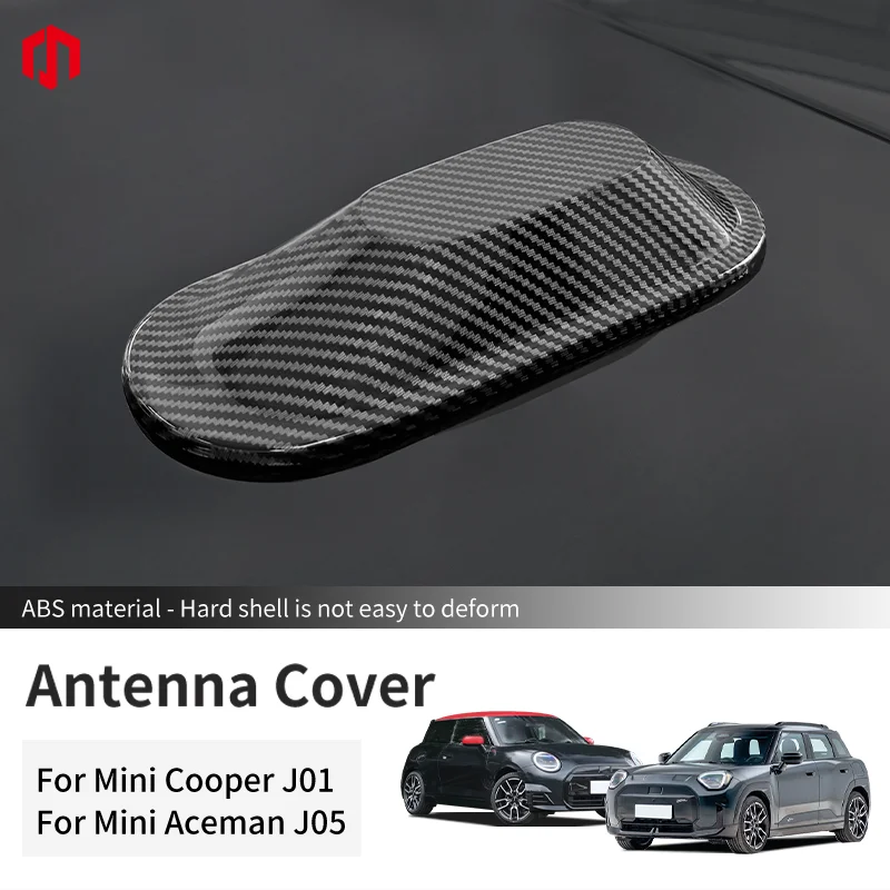 

Car Antenna Base Decorative Shell Cover ﻿For Mini Cooper E SE J01 EV J05 Aceman 2024 2025 Car-Styling Exterior Trim Accessories