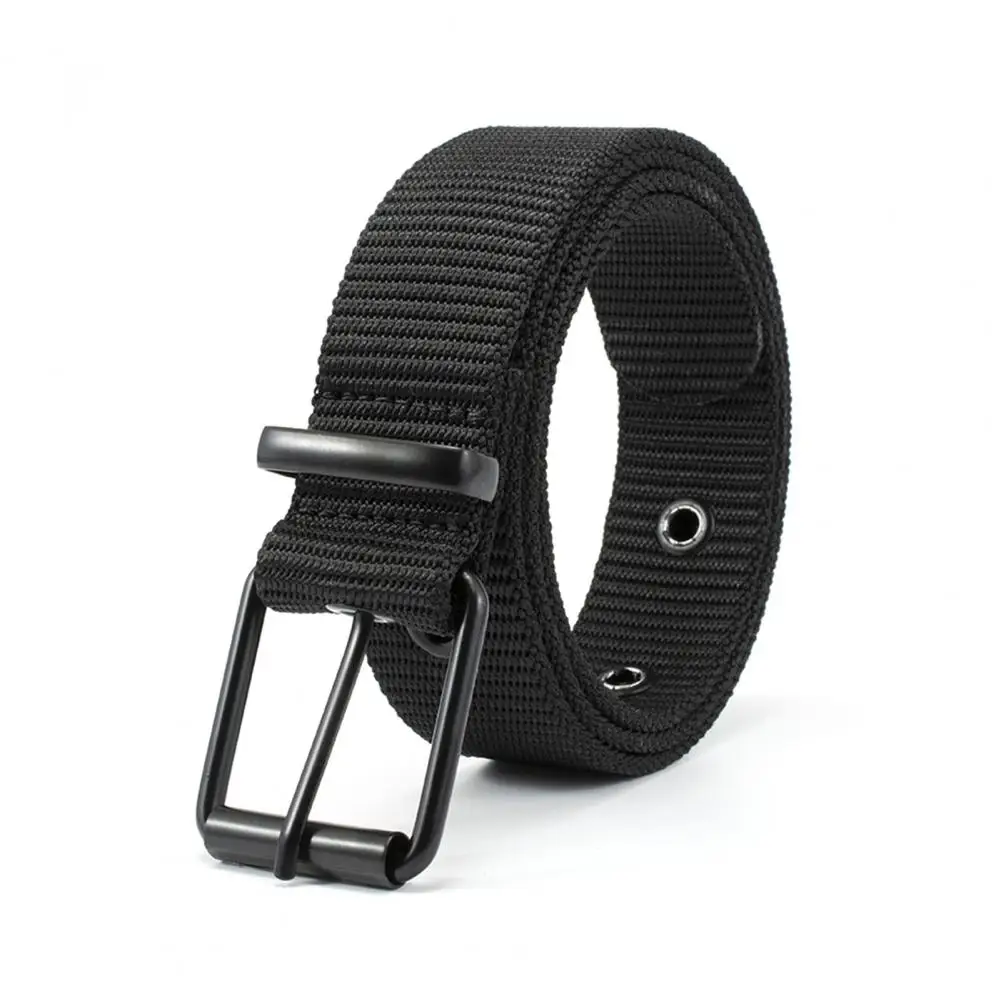 

Men's Canvas Belts Sport Belt Fashion Metal Pin Buckle Military Belt Adjustable Freely Alloy Pothook Durable Waist Belt