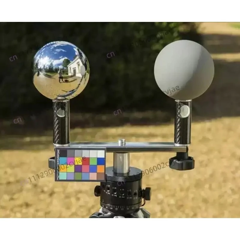Reflective Sphere for VFX, HDRI 60-250mm, 18% Gray Sphere for Film Production and Shooting.