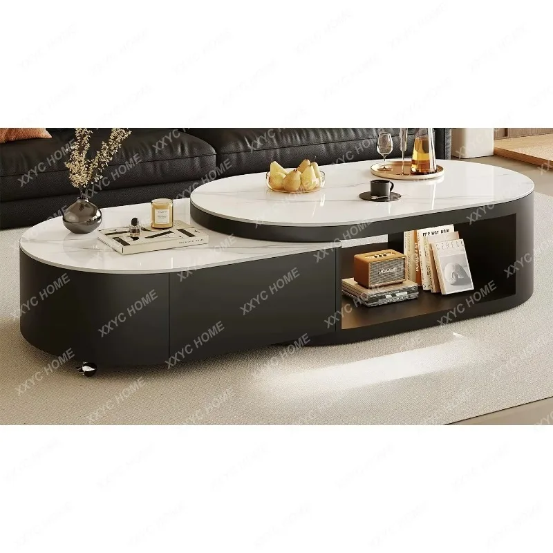 XX Removable Retractable Living Room Household Small Apartment Modern Light Luxury High-end Coffee Table