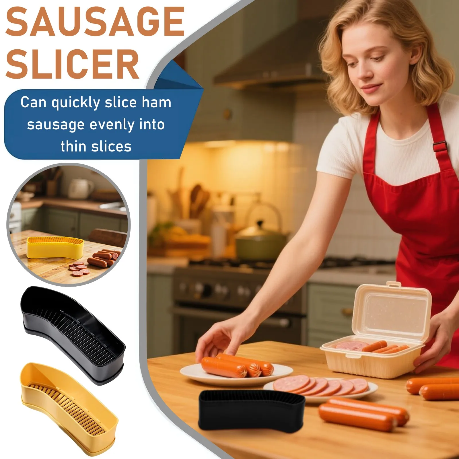 Portable Manual Fruit Slicer Creative Vegetable Slicer Fast Chipper Kitchen Portable Slicing Tool Multi Functional Salad Slicer