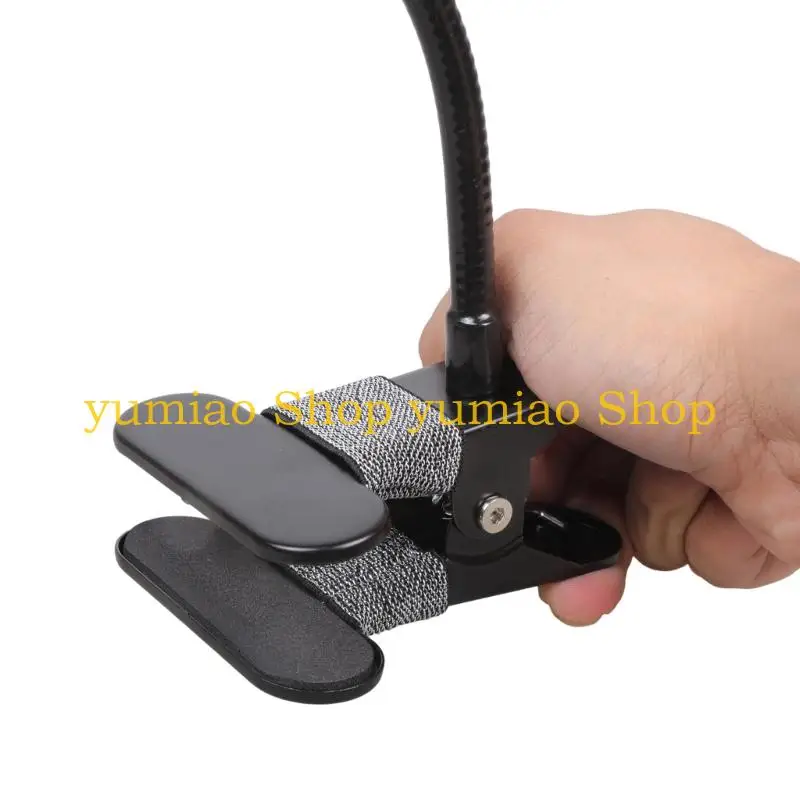 587B Flexible Arm Device Mount Base 17mm Ball Head Clamp 48cm Length For Vertical Horizontal Screen Positioning Stability